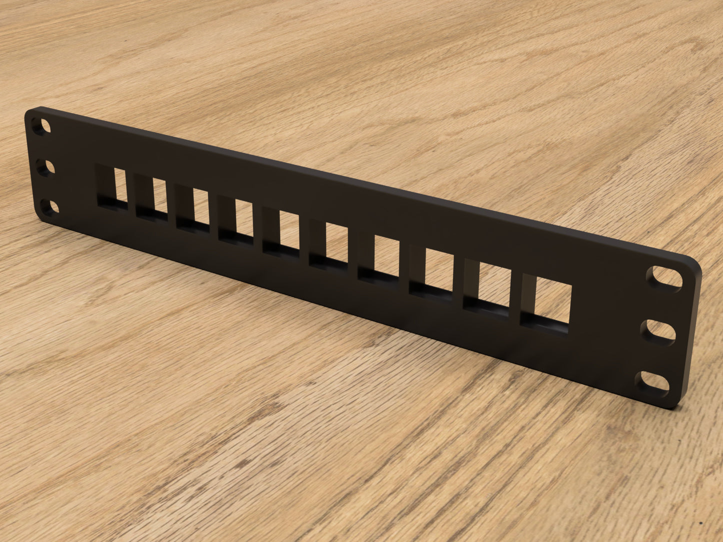 10 Inch Rack Mount for 10 Keystone Jacks