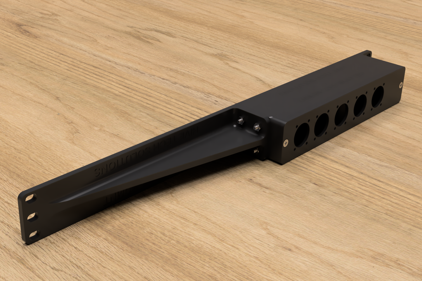 1RU D Series Style Jack Cable Box Rack Mount (Modular)