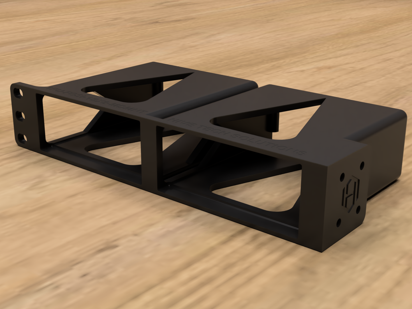 Rack Mount for 2x Fosi Audio V1.0B Amps (Modular)