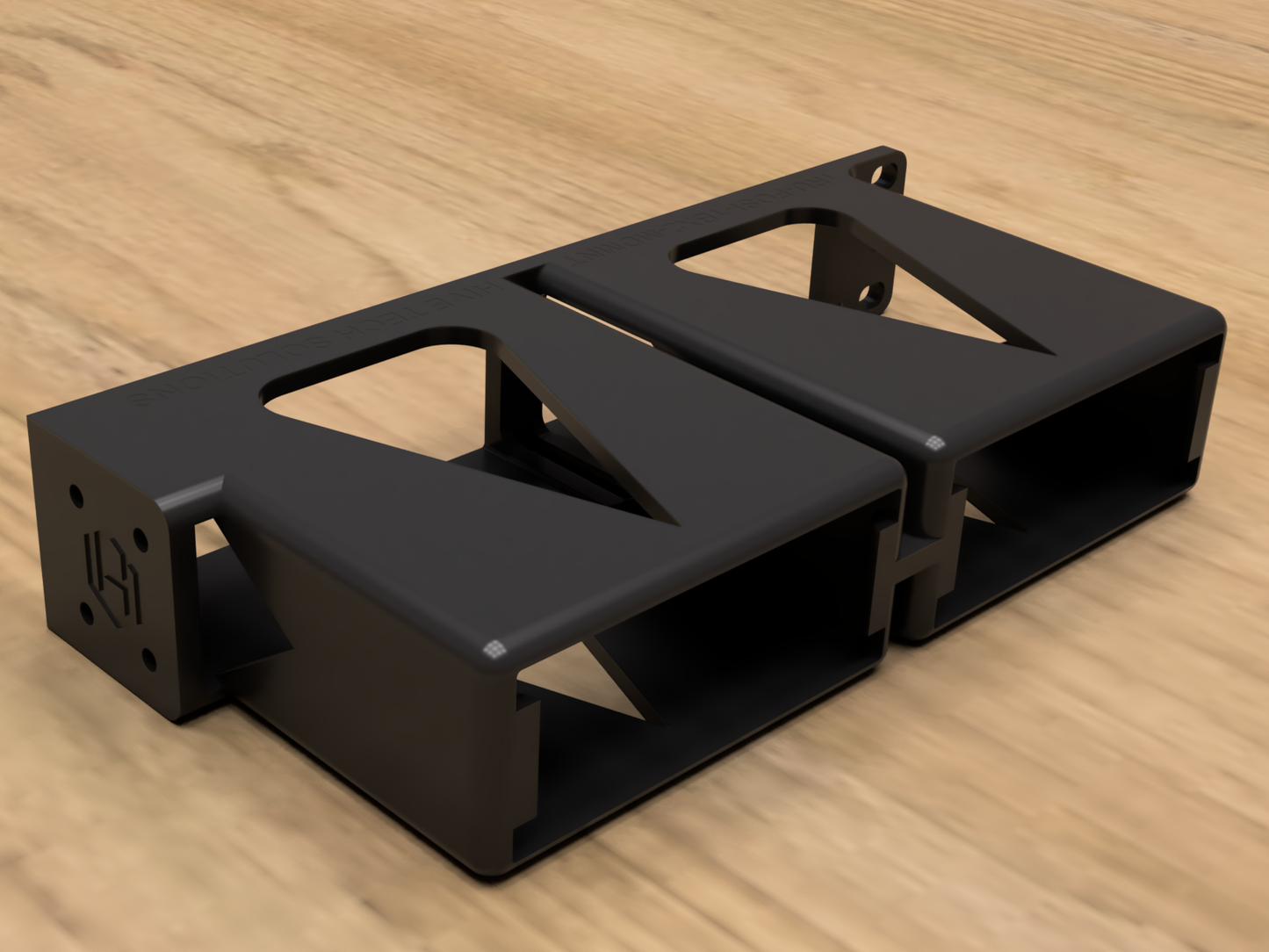 Rack Mount for 2x Fosi Audio V1.0B Amps (Modular)