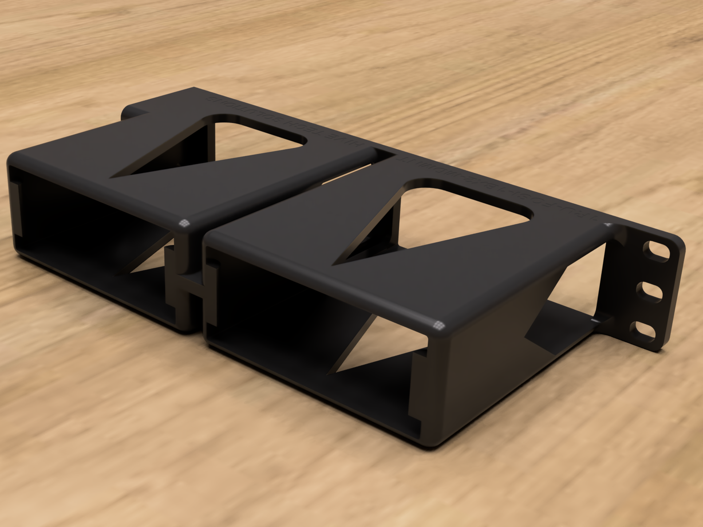 Rack Mount for 2x Fosi Audio V1.0B Amps (Modular)