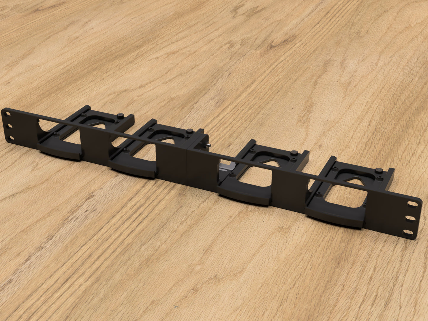 Rack mount for 2x Raspberry Pi's (Modular)