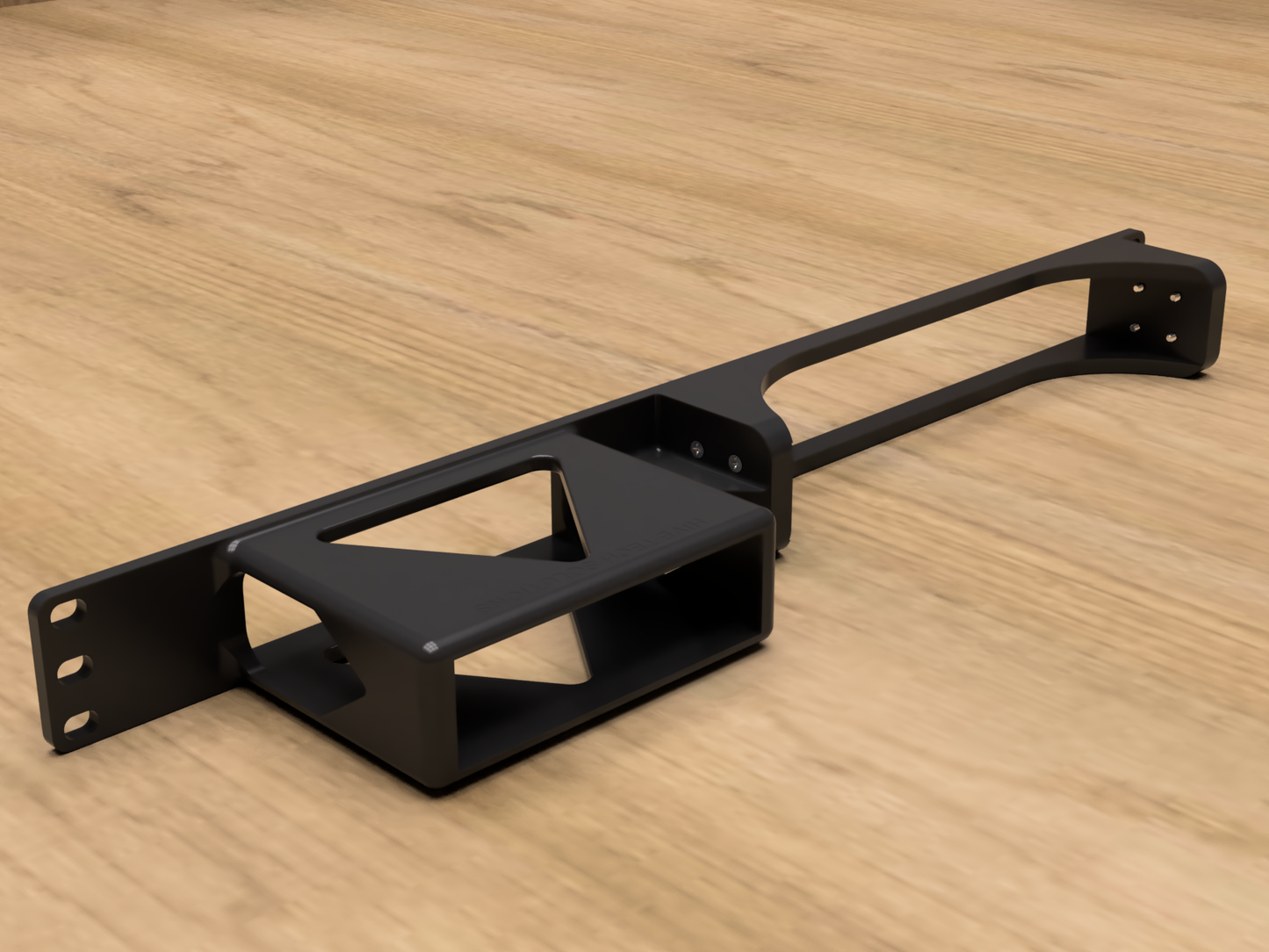 1RU Rack Mount for Ubiquiti EdgeRouter 4/6 PoE & Mikrotik hEX S