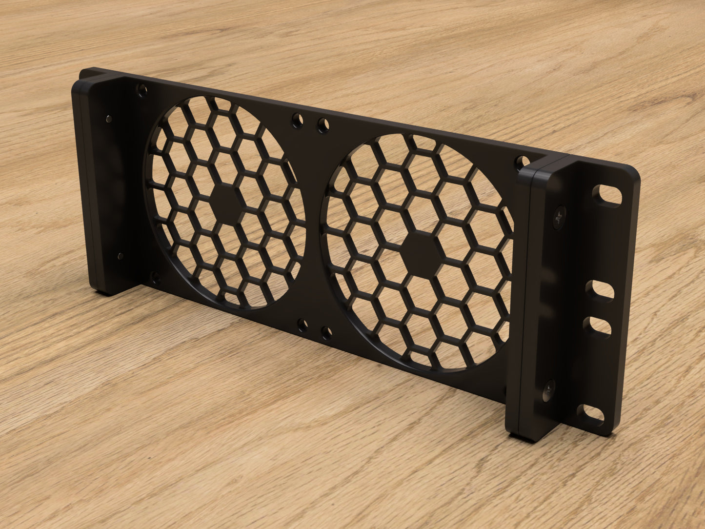 10 Inch Rack Mount for 2x 92mm Fans