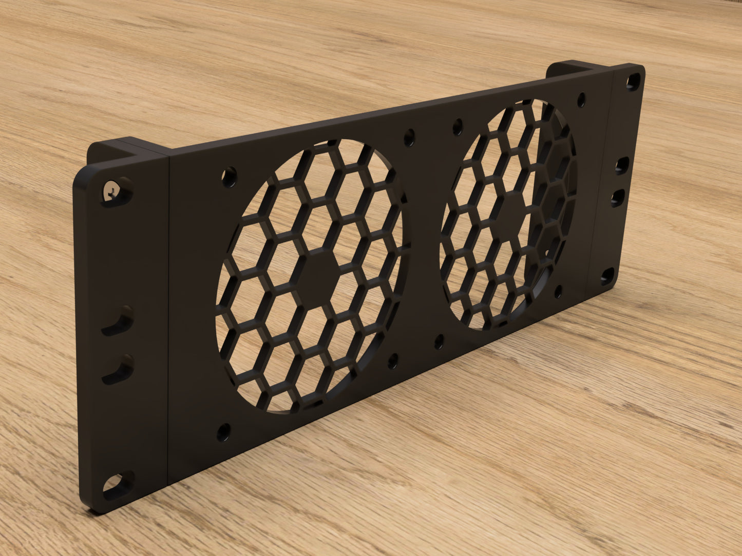 2RU 10 Inch Rack Mount for 2x 80mm Fans