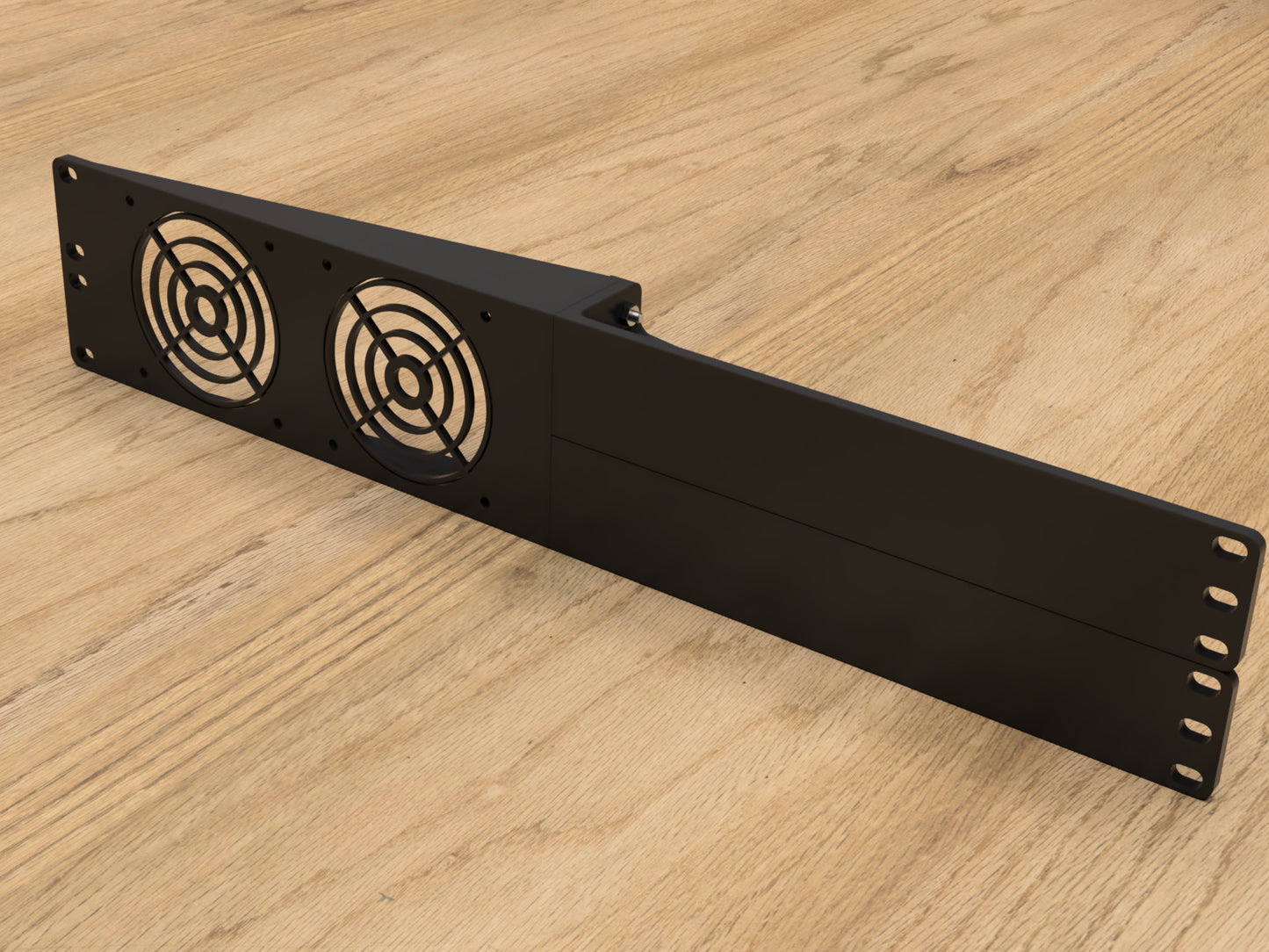 2U Dual 80mm Fan Mounting Plate (Modular)