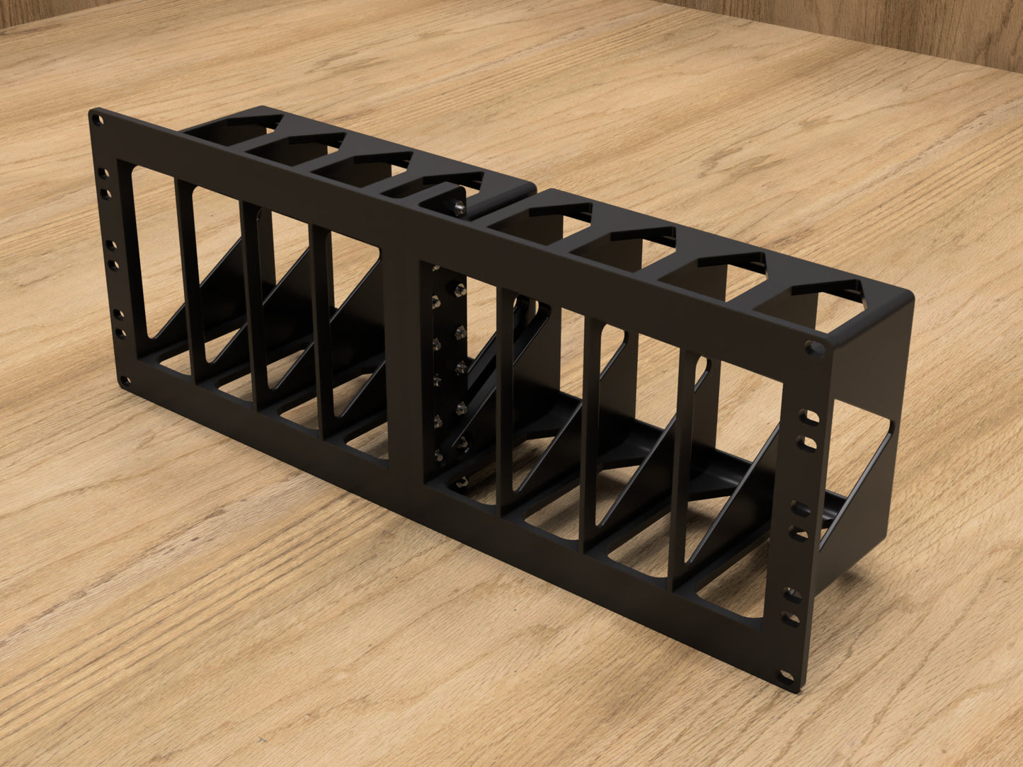 4U Rack Mount for 4X BeeLink SER7 Mini PCs (Modular)