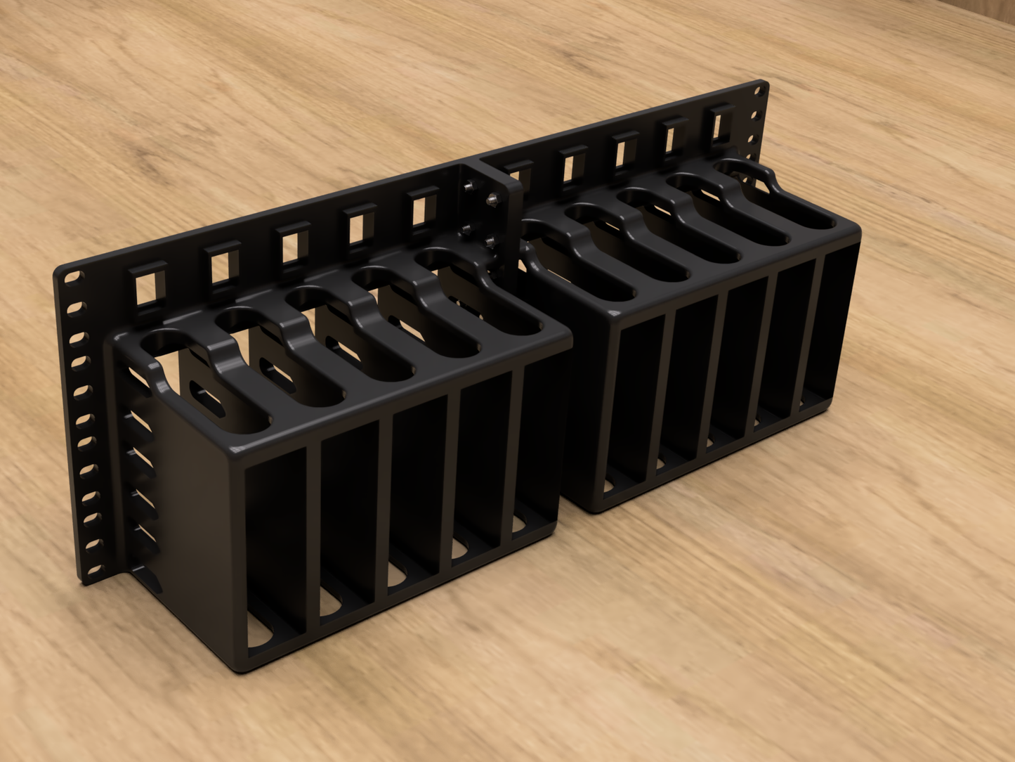 4U Rack Mount for 5X Intel NUC -K PCs (Modular)