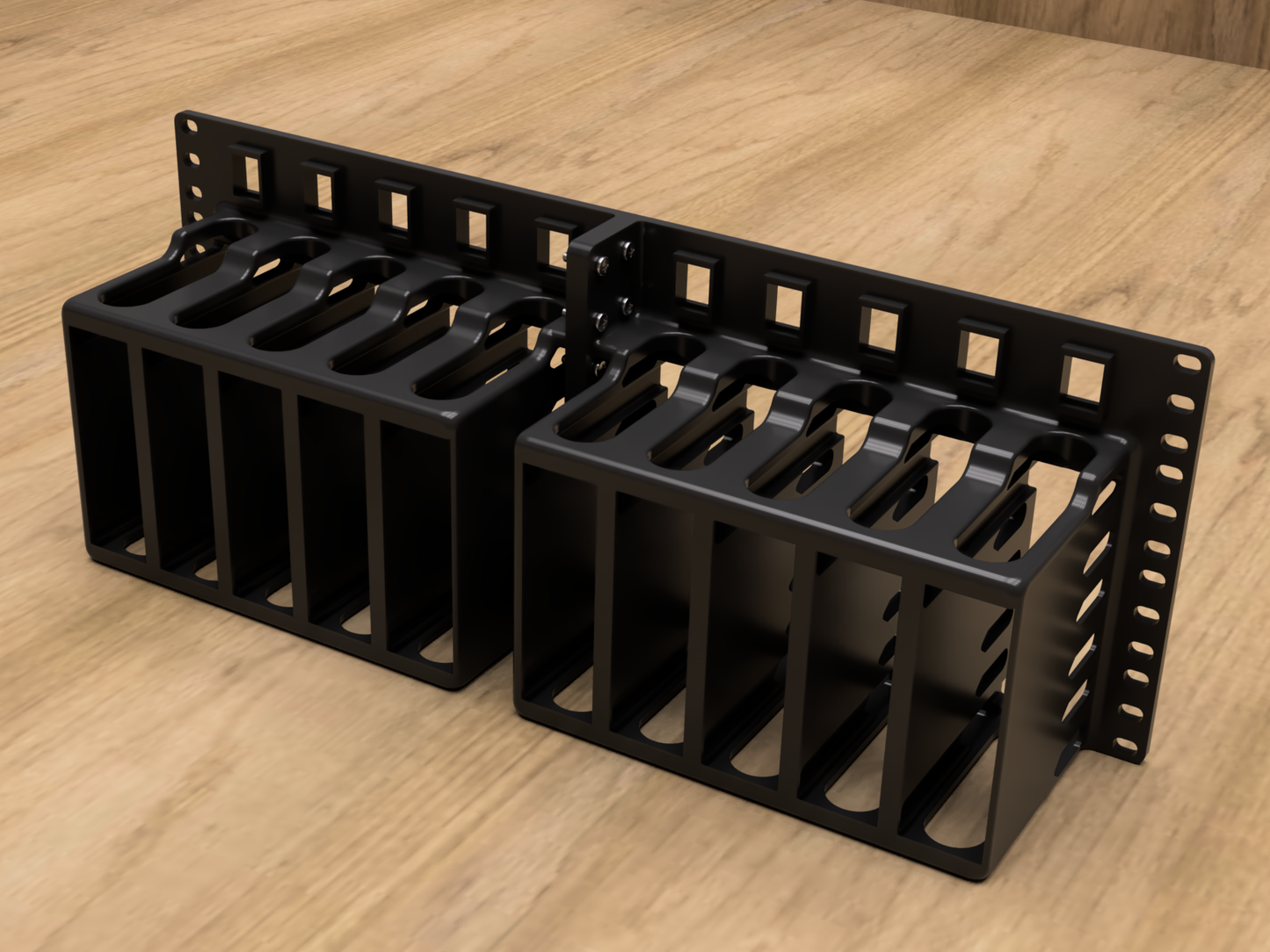 4U Rack Mount for 5X Intel NUC -K PCs (Modular)