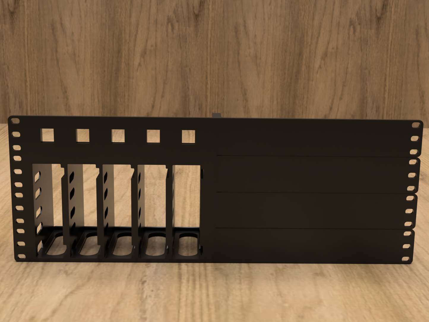 4U Rack Mount for 5X Intel NUC -K PCs (Modular)