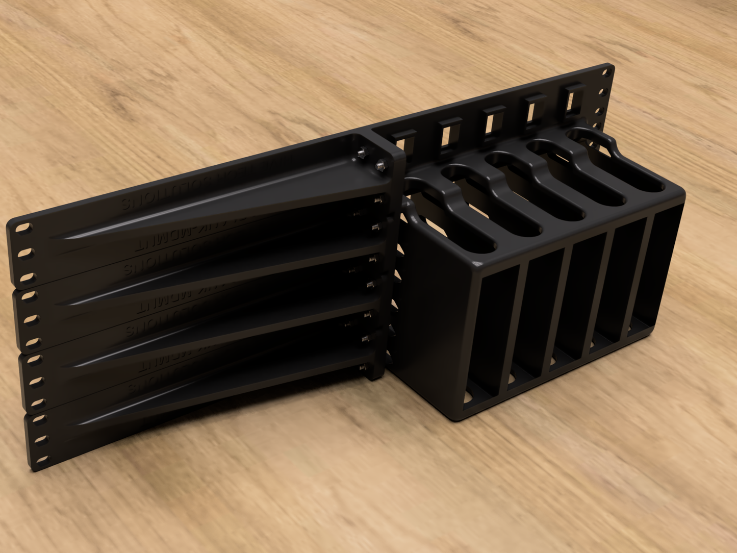 4U Rack Mount for 5X Intel NUC -K PCs (Modular)