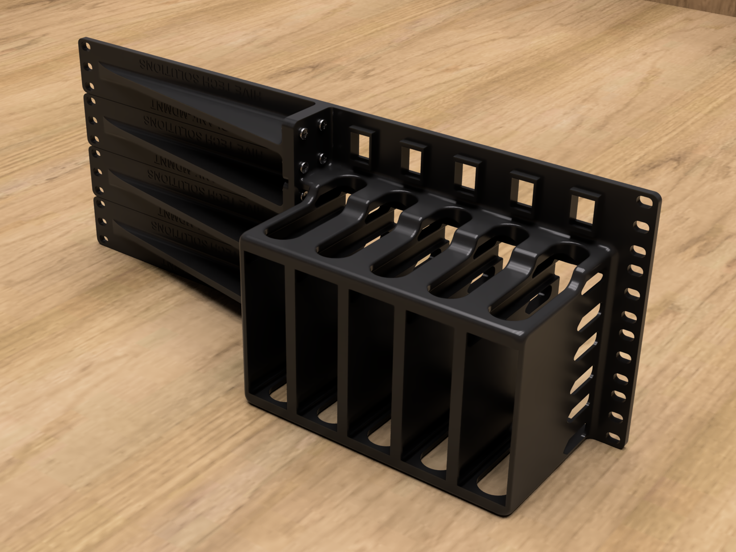 4U Rack Mount for 5X Intel NUC -K PCs (Modular)