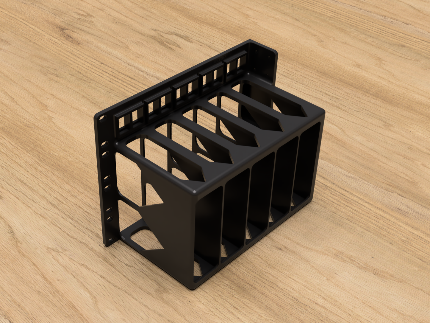 4U Rack Mount for 5X BeeLink EQ12 Mini PCs (Modular)