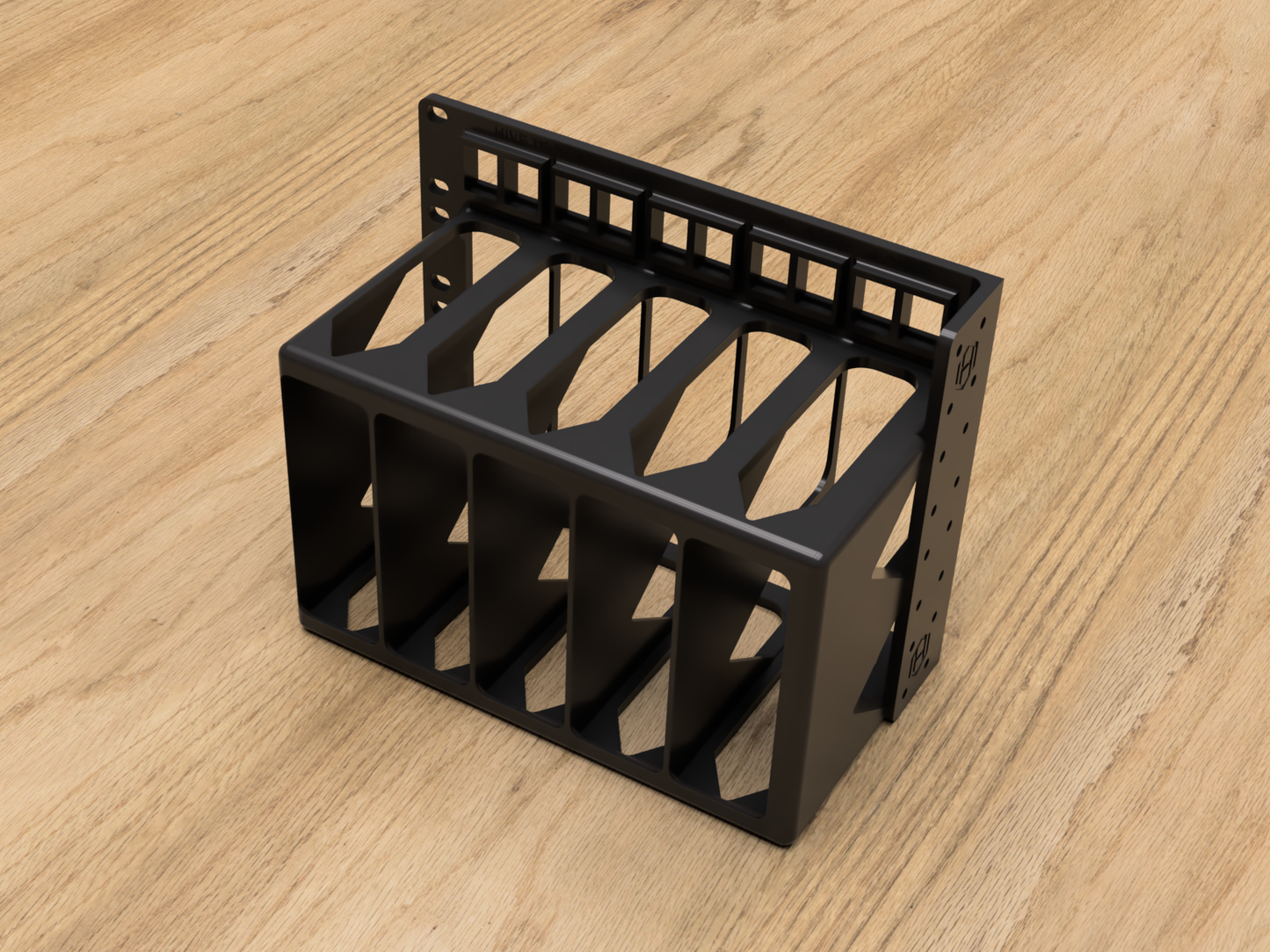 4U Rack Mount for 5X BeeLink EQ12 Mini PCs (Modular)