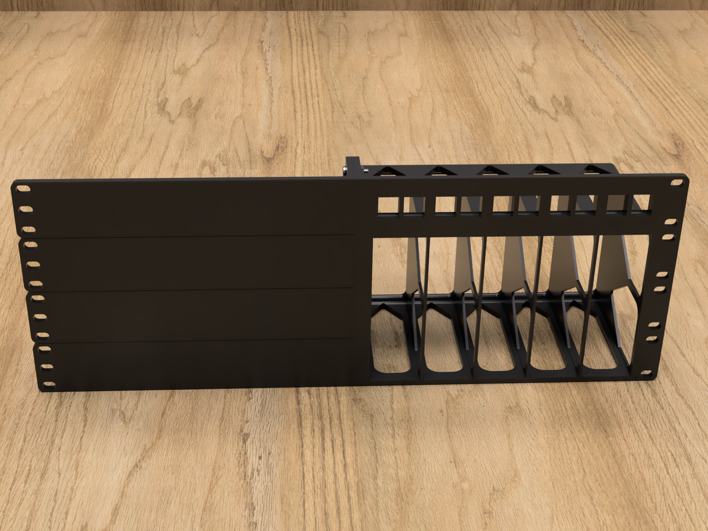 4U Rack Mount for 5X BeeLink EQ12 Mini PCs (Modular)