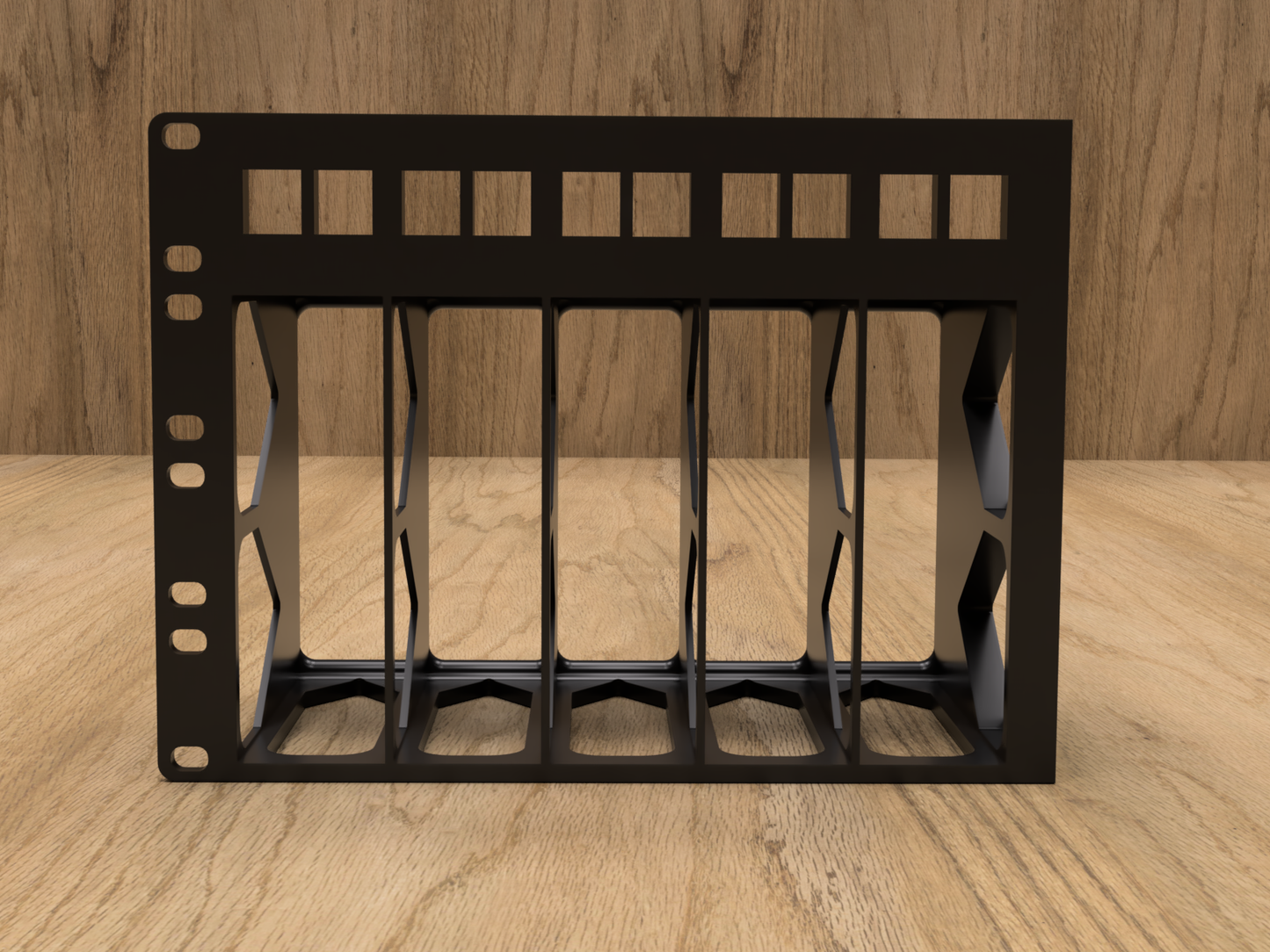 4U Rack Mount for 5X BeeLink EQ12 Mini PCs (Modular)