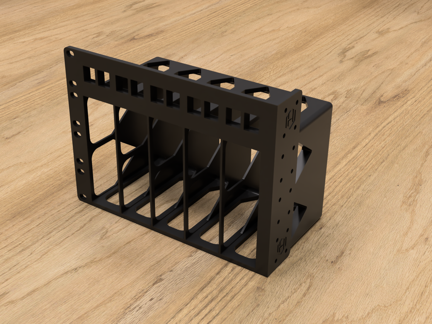 4U Rack Mount for 5X BeeLink EQ12 Mini PCs (Modular)