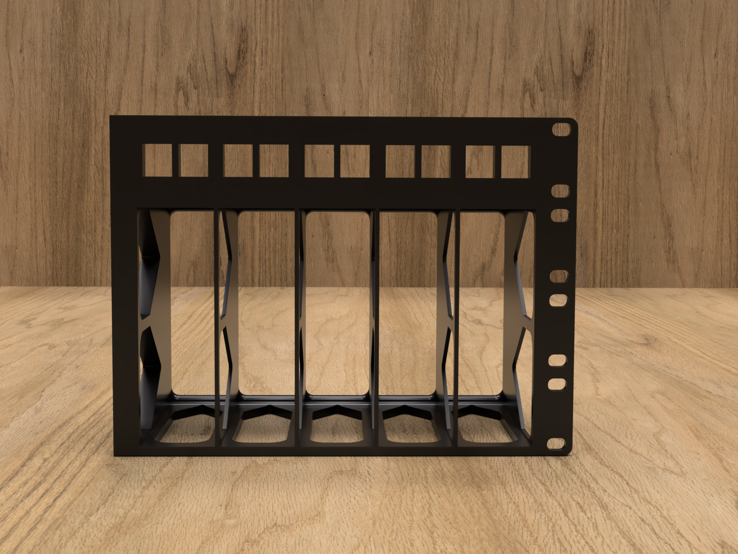 4U Rack Mount for 5X BeeLink EQ12 Mini PCs (Modular)