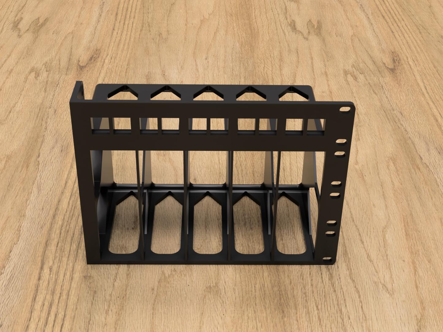 4U Rack Mount for 5X BeeLink EQ12 Mini PCs (Modular)