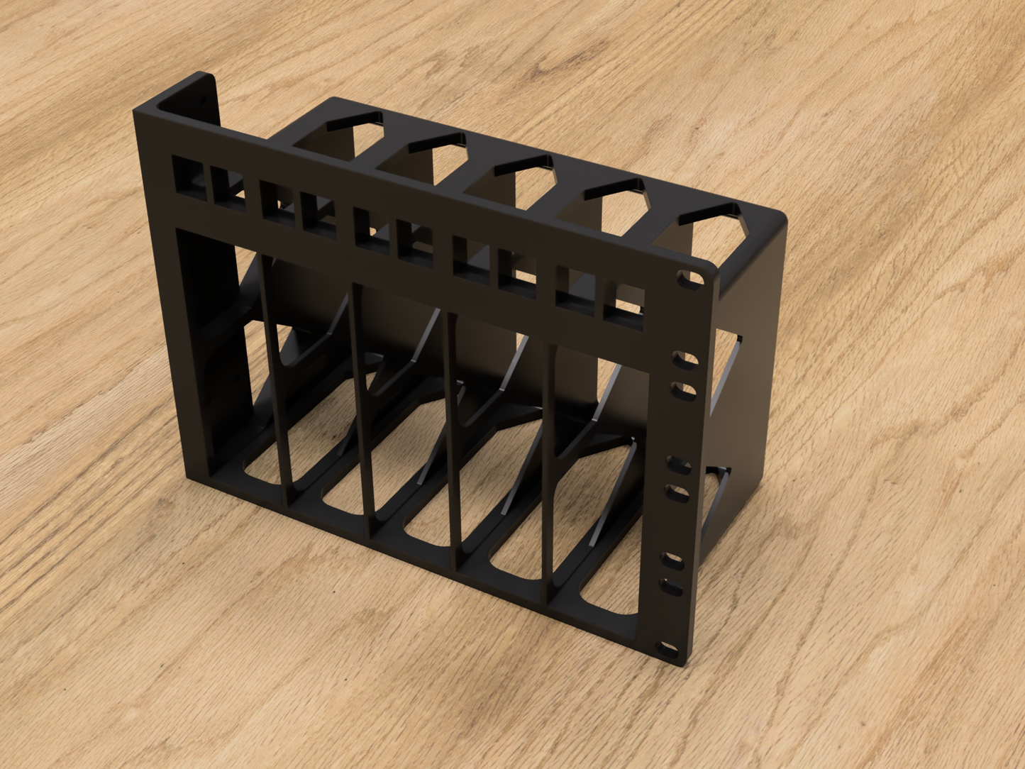4U Rack Mount for 5X BeeLink EQ12 Mini PCs (Modular)