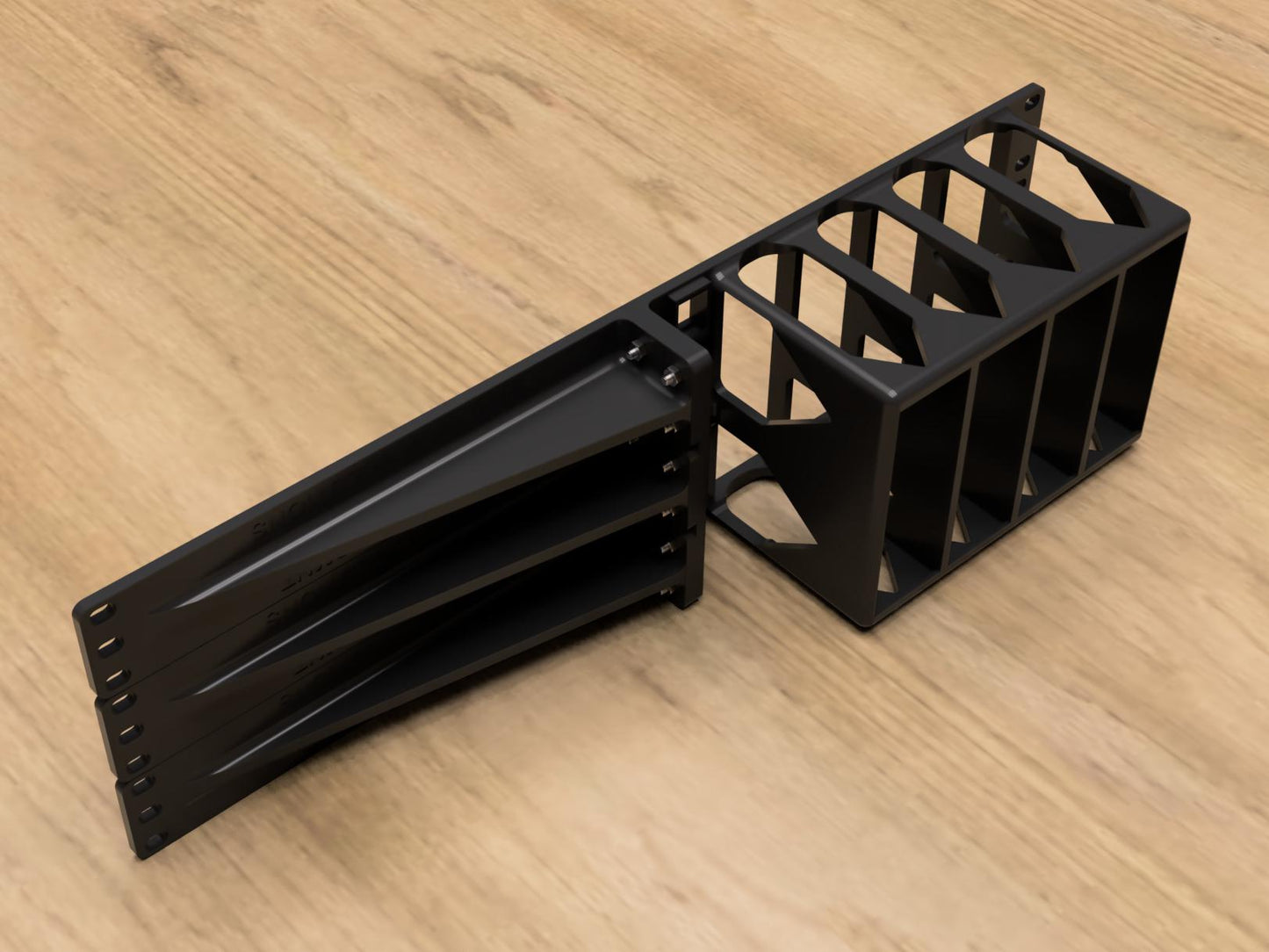 3U Rack Mount for 4X BeeLink S12 / S12 Pro / S13 Mini PCs (Modular)