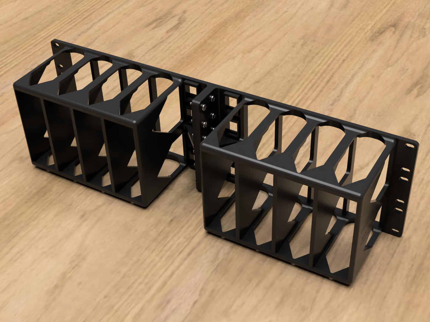 3U Rack Mount for 4X BeeLink S12 / S12 Pro / S13 Mini PCs (Modular)