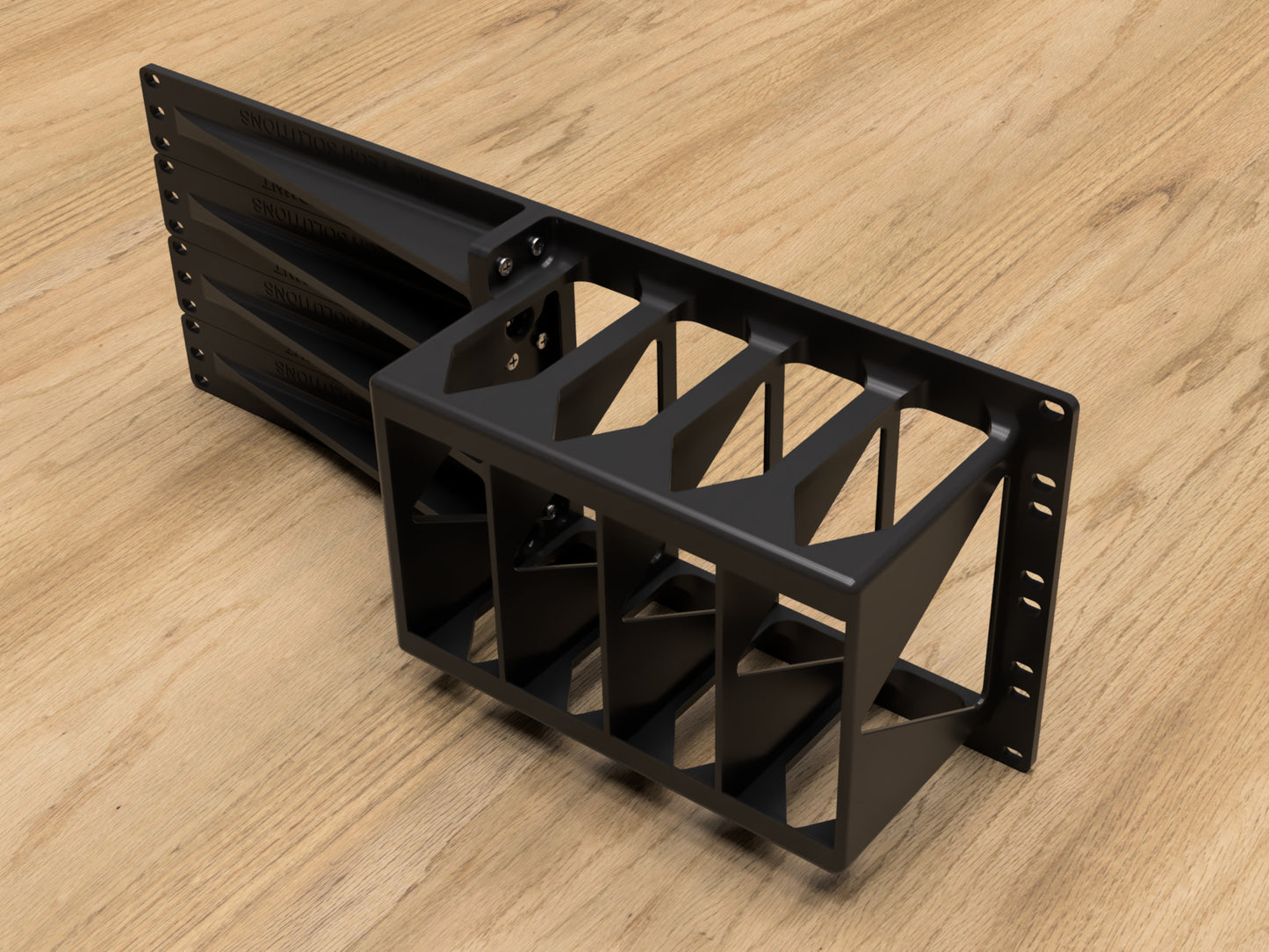4U Rack Mount for 4X BeeLink SER7 Mini PCs (Modular)