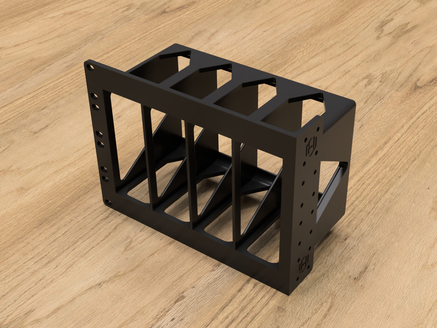 4U Rack Mount for 4X BeeLink SER7 Mini PCs (Modular)
