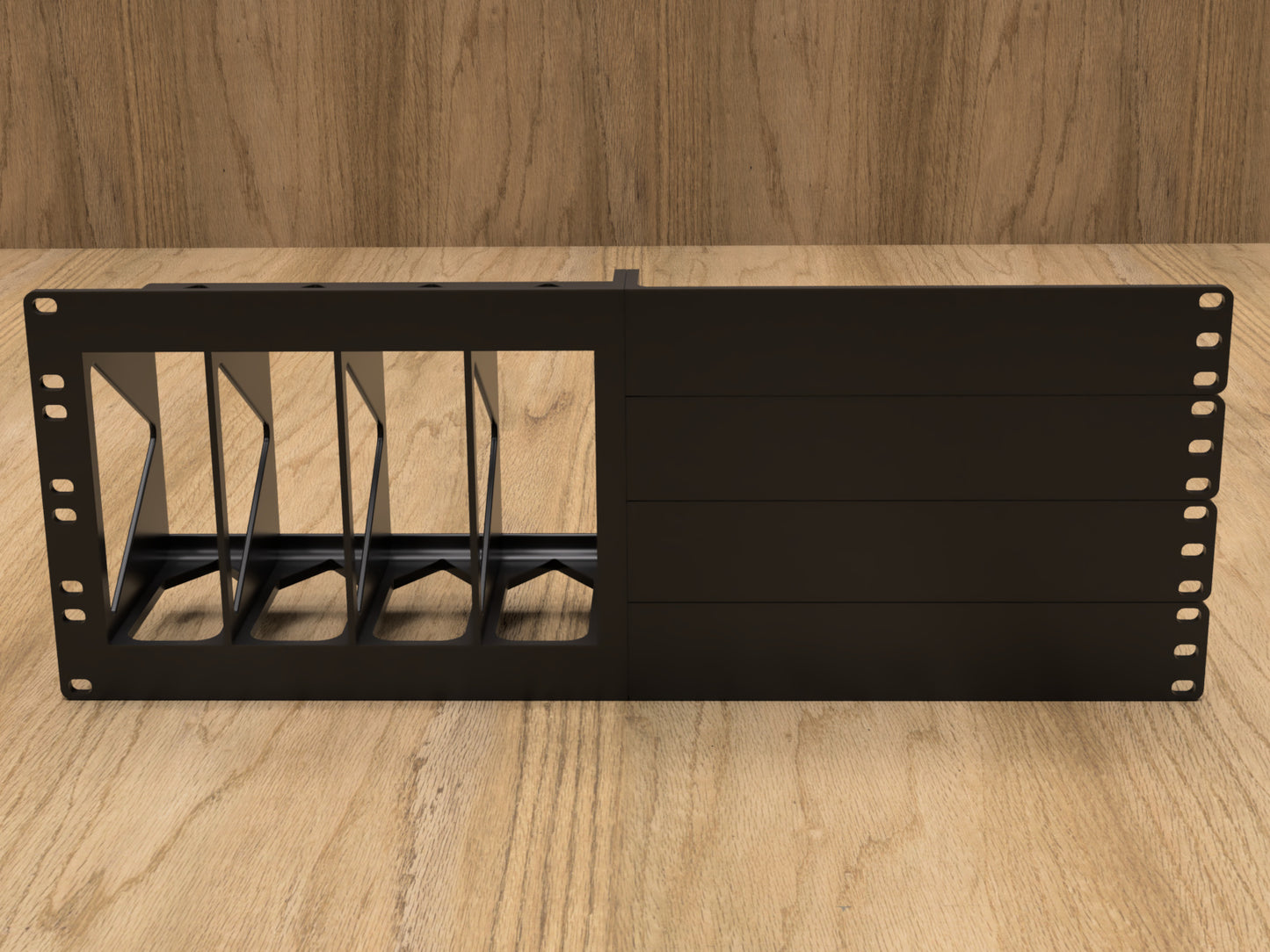 4U Rack Mount for 4X BeeLink SER7 Mini PCs (Modular)