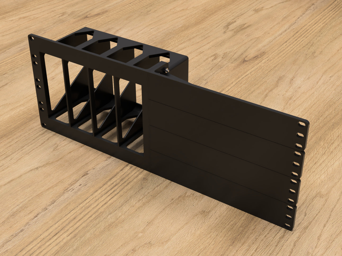 4U Rack Mount for 4X BeeLink SER7 Mini PCs (Modular)