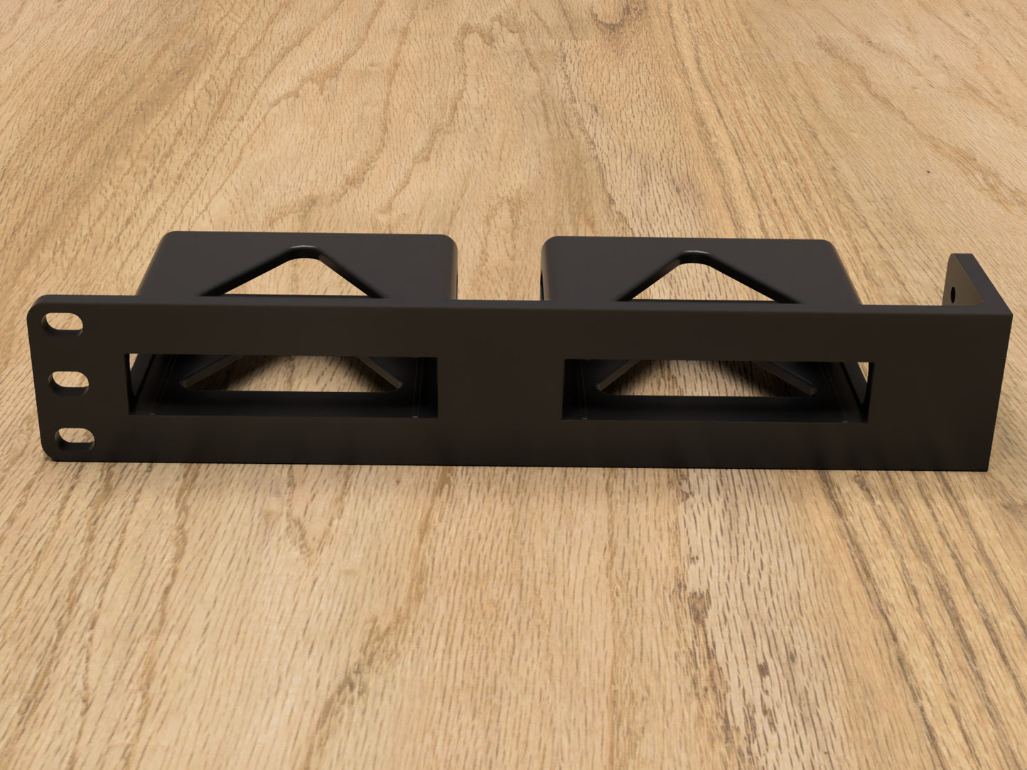 Rack mount for 2x Hubitat C5 / C7 / C8 / C8 Pro Hubs (Modular)