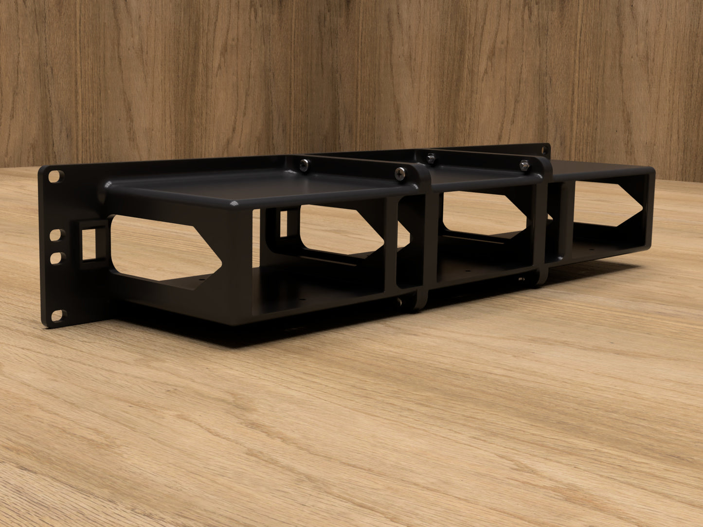 2U Rack Mount for 3x Intel NUC 12G Pro Tall PCs