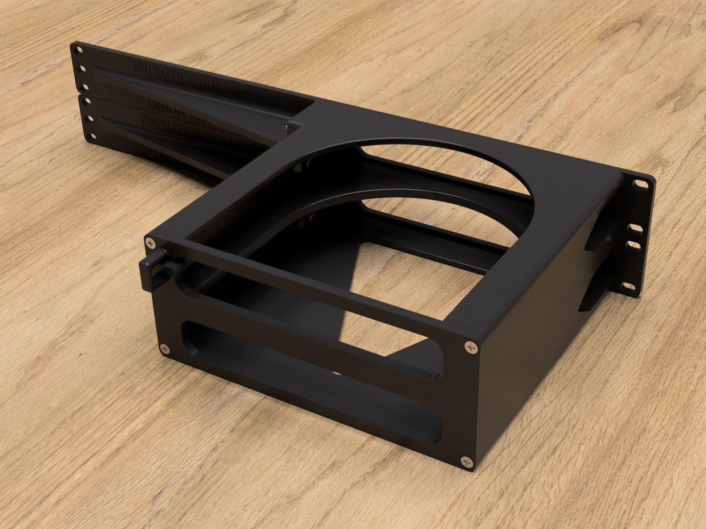 2U Rack mount for Apple Mac Mini and OWC MiniStack (Modular)