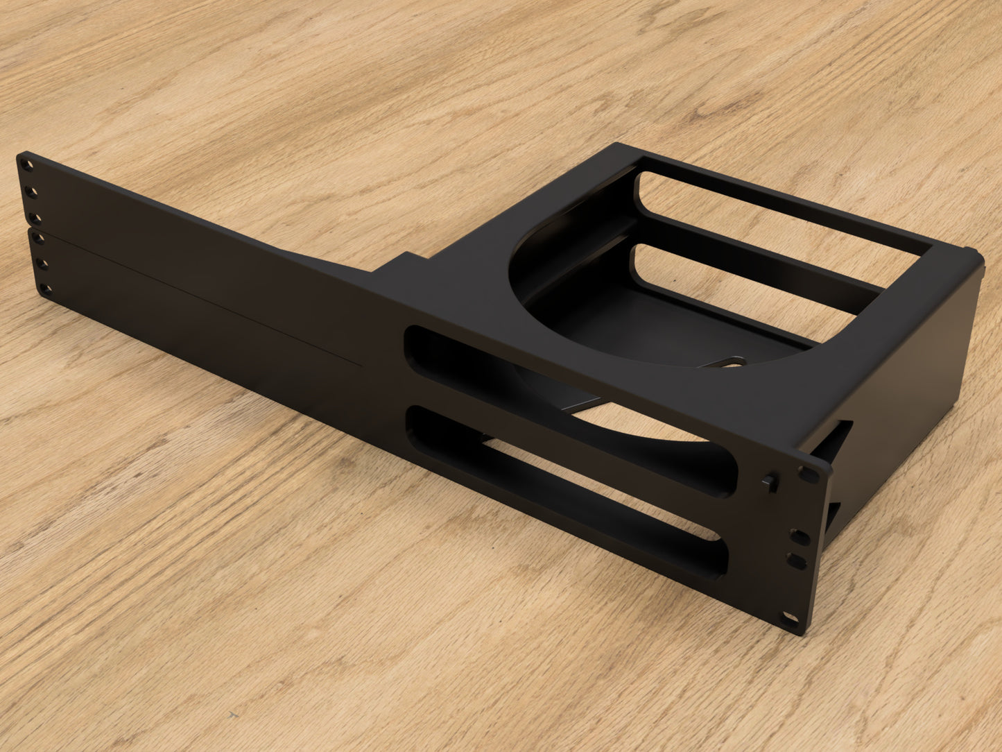 2U Rack mount for Apple Mac Mini and OWC MiniStack (Modular)
