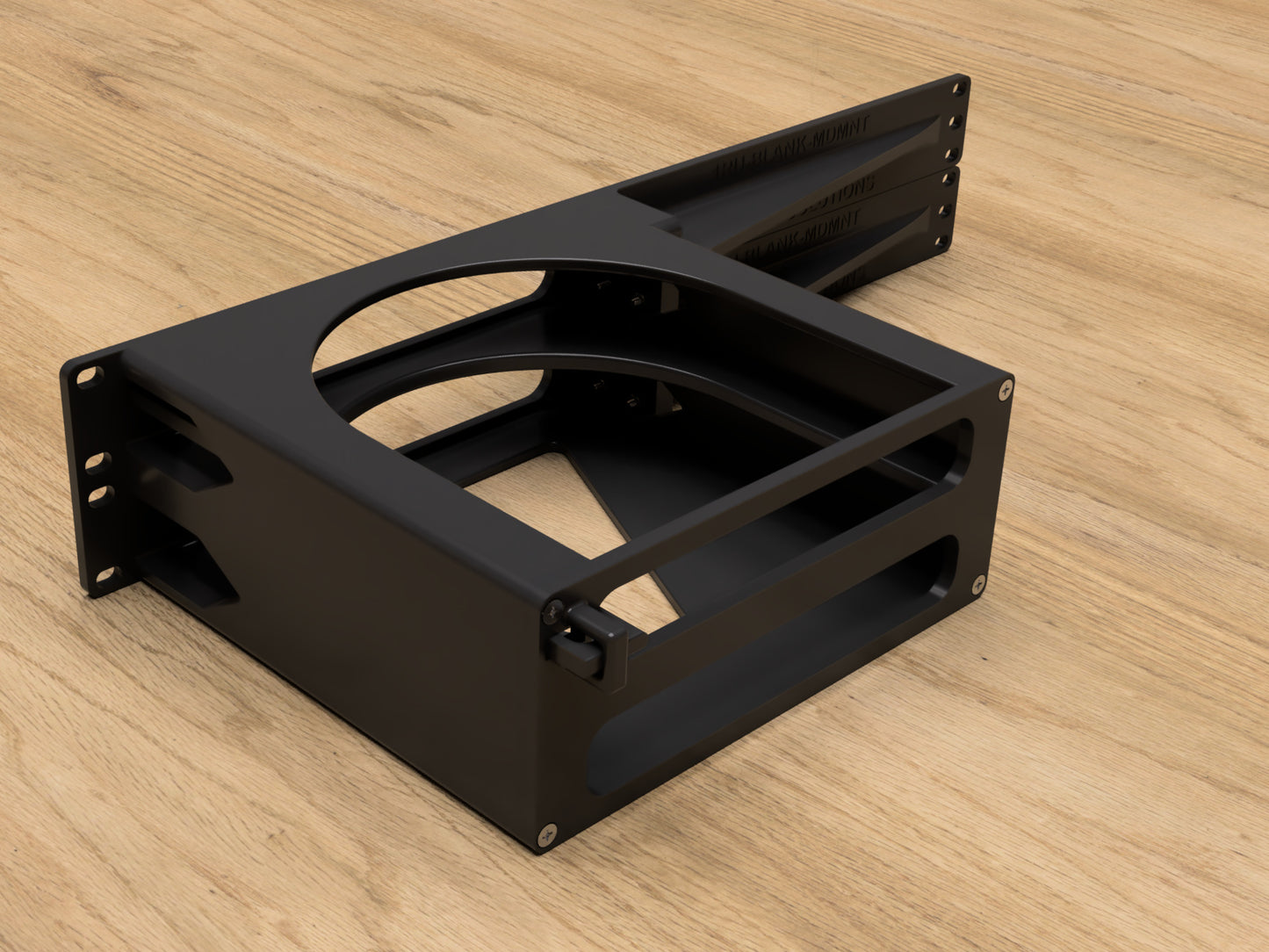2U Rack mount for Apple Mac Mini and OWC MiniStack (Modular)