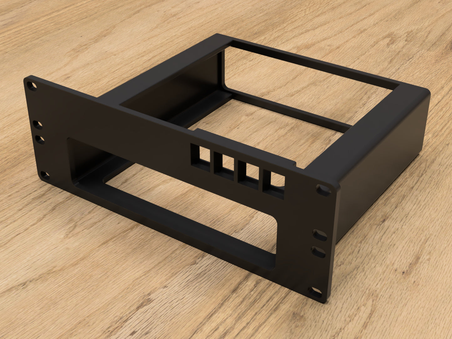 10 Inch Rack mount for Minisforum MS-01/MS-A2 WorkStation + Keystones