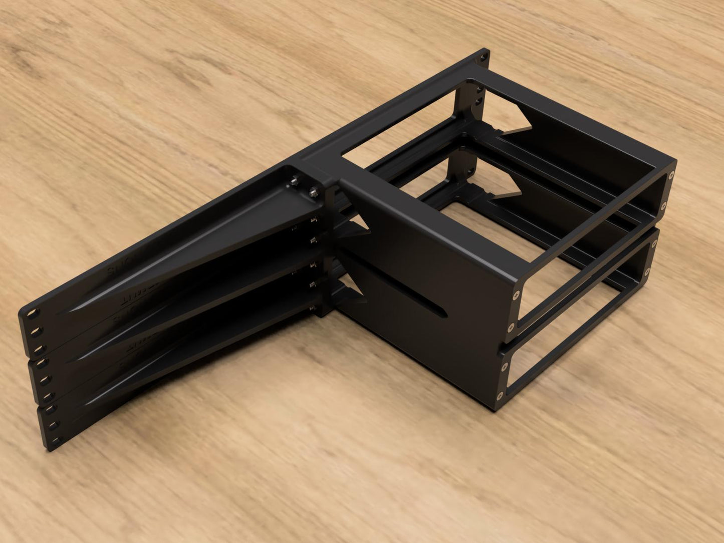 Rack Mount for 2x Minisforum MS-01 WorkStations (Modular)