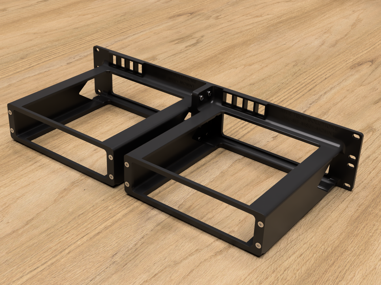 Rack Mount for Minisforum MS-01 WorkStation w/Keystones (Modular)