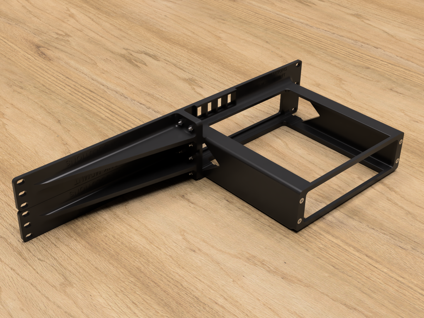 Rack Mount for Minisforum MS-01 WorkStation w/Keystones (Modular)