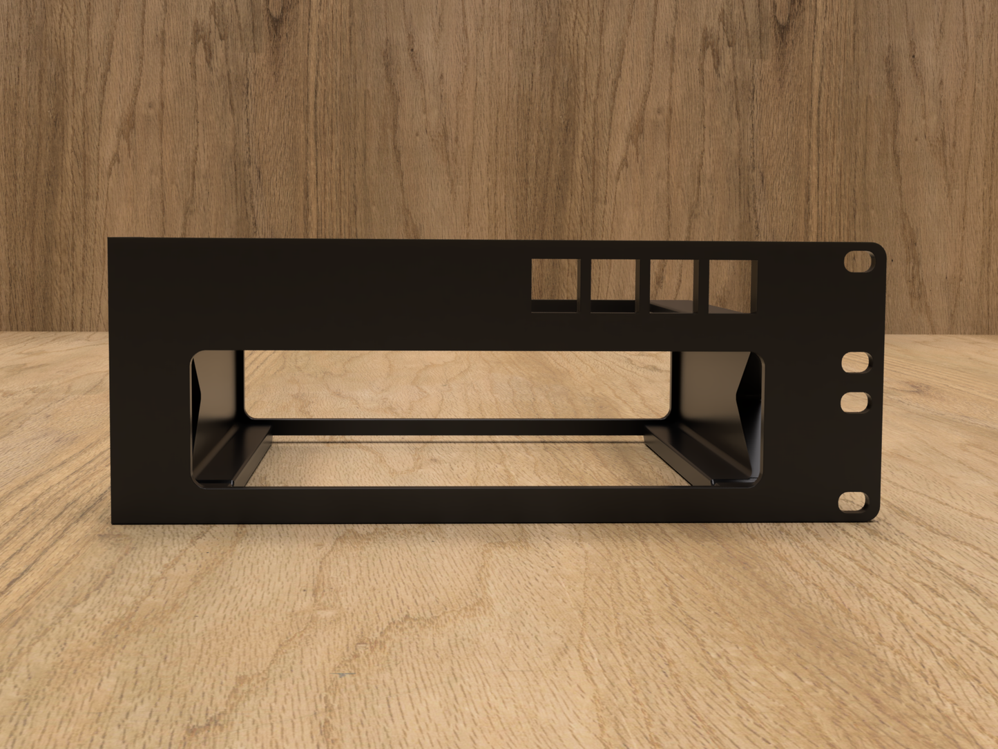 Rack Mount for Minisforum MS-01 WorkStation w/Keystones (Modular)