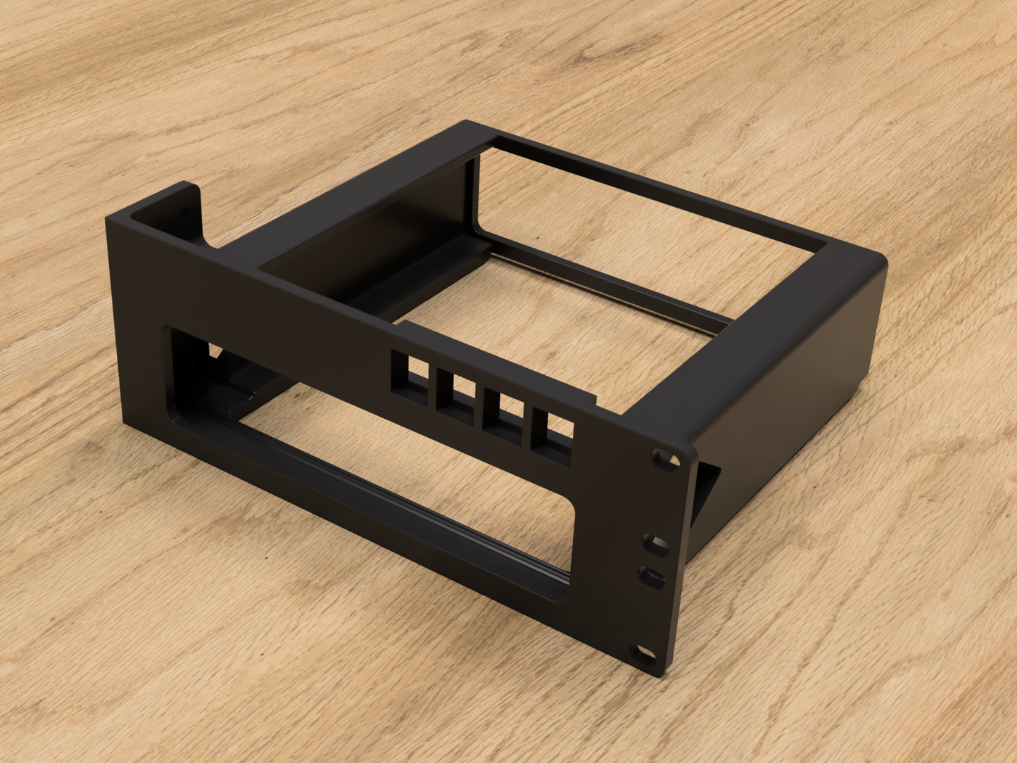 Rack Mount for Minisforum MS-01 WorkStation w/Keystones (Modular)