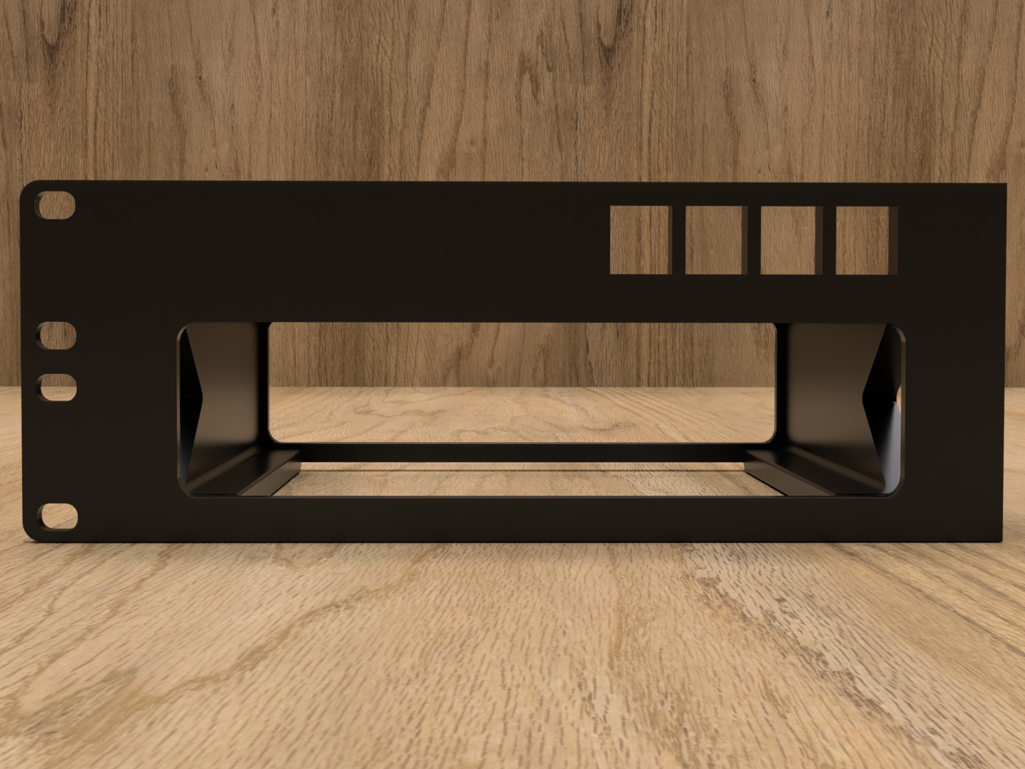 Rack Mount for Minisforum MS-01 WorkStation w/Keystones (Modular)
