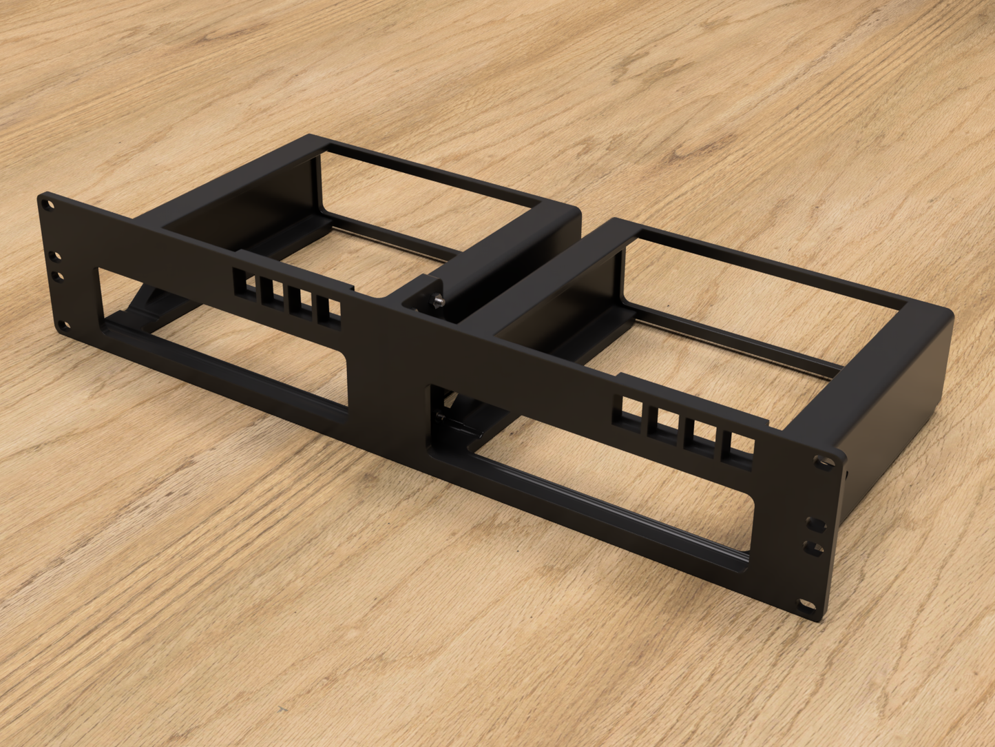 Rack Mount for Minisforum MS-01 WorkStation w/Keystones (Modular)
