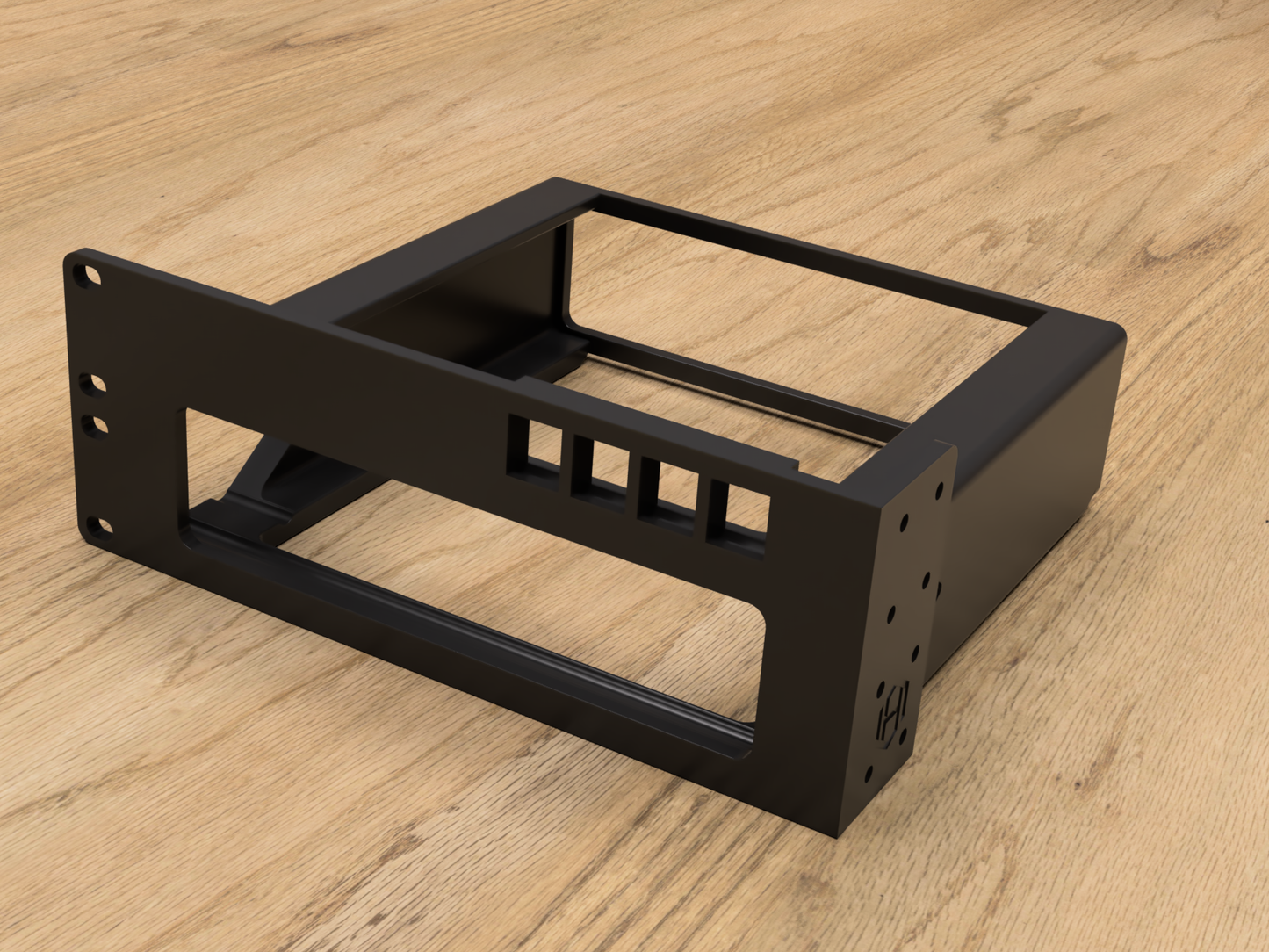Rack Mount for Minisforum MS-01 WorkStation w/Keystones (Modular)