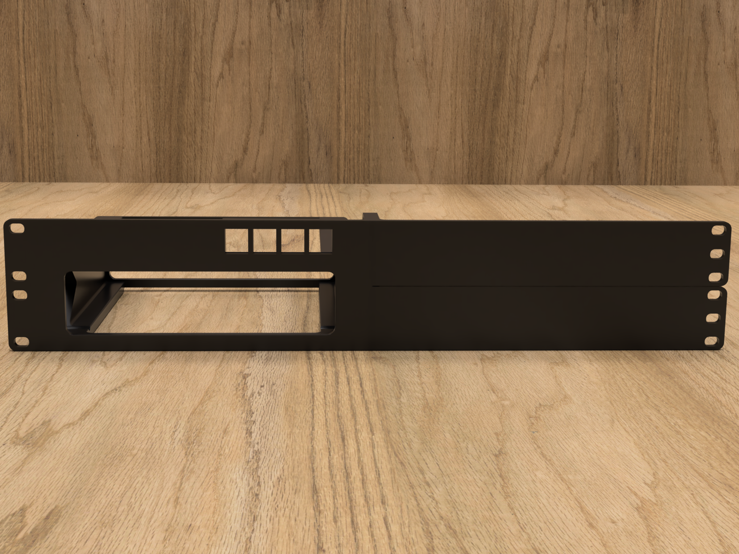 Rack Mount for Minisforum MS-01 WorkStation w/Keystones (Modular)
