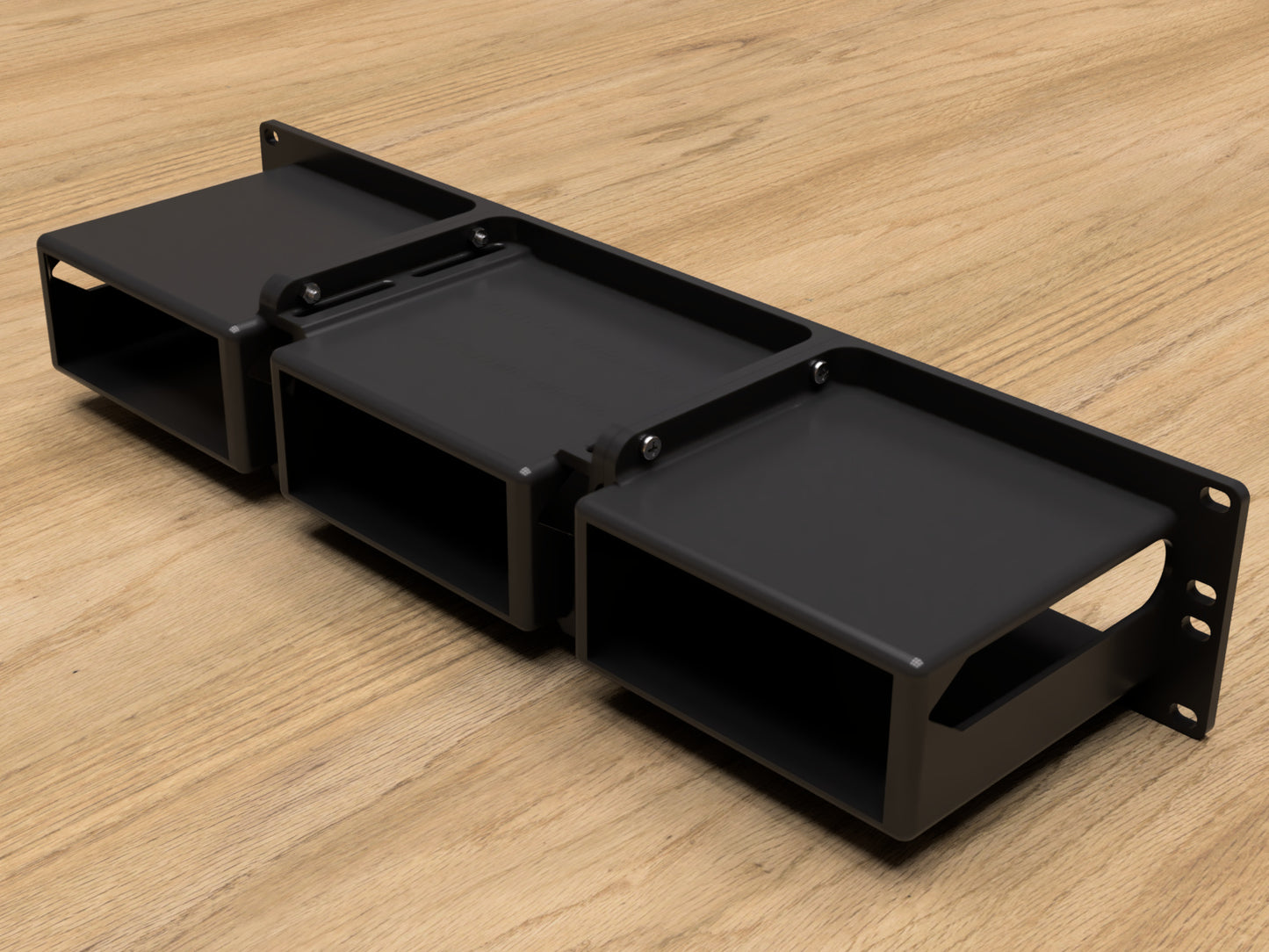 2U Rack Mount for 3x Minisforum UM773 Lite Mini PCs