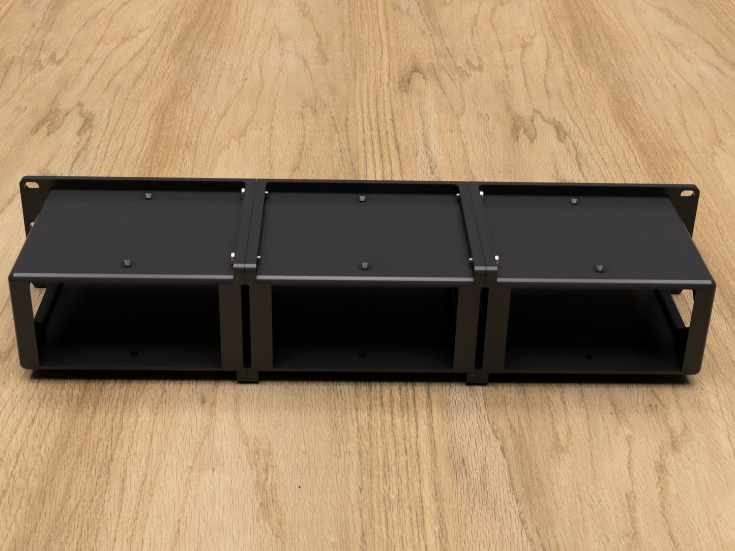 2U Rack Mount for 3x Minisforum UM890 Pro Mini PCs