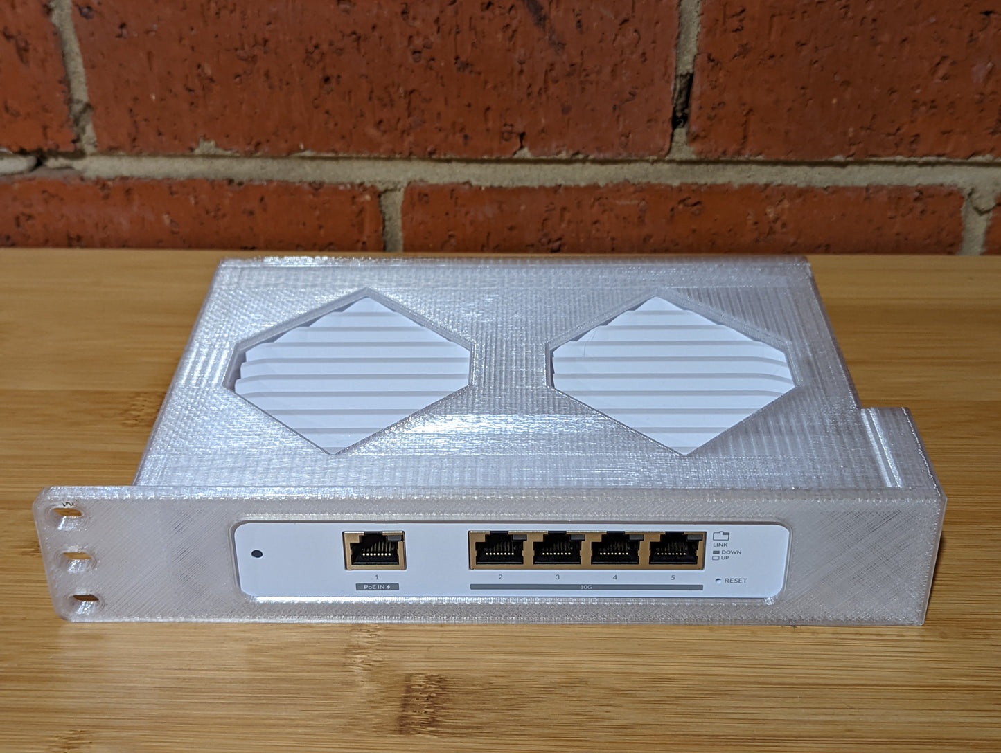 Rack mount for Ubiquiti Unifi Switch Flex-XG (Modular)