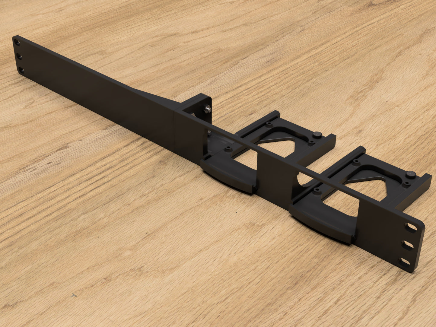 Rack mount for 2x Raspberry Pi's (Modular)
