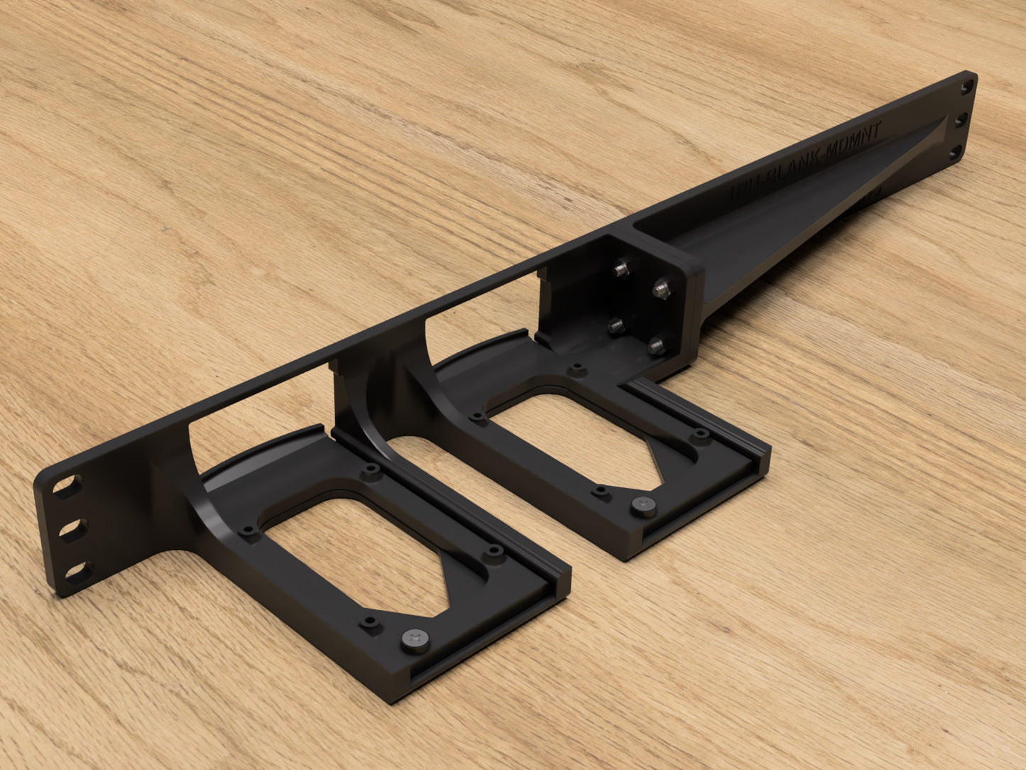 Rack mount for 2x Raspberry Pi's (Modular)